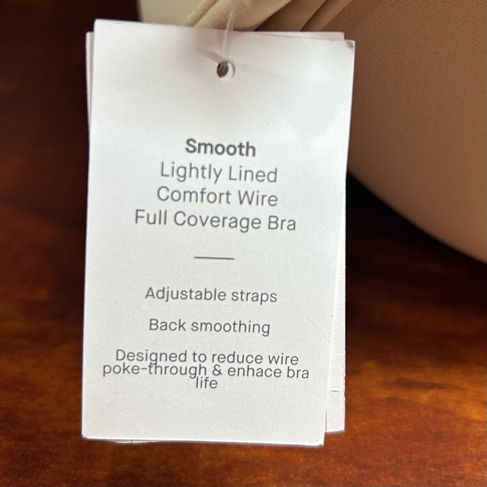 Auden Light Beige Seamless Bra NWT. Size 40DDD - Picture 7 of 7